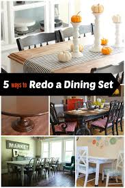 5 Ways To Redo A Dining Room Table