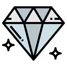 Diamond Smalllikeart Lineal Color Icon