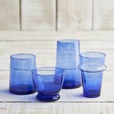 Le Verre Beldi Wine Glasses Blue Chef
