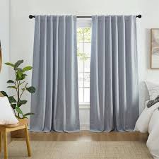 Elrene Solace Blue Polyester Solid