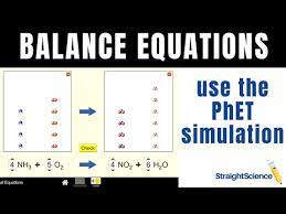Balancing Chemical Equations Phet Game
