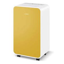 32 Pints Day Portable Quiet Dehumidifier For Rooms Up To 2500 Sq Ft W Sleep Mode 24h Timer Yellow