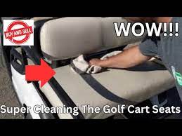 Cleaning The Golf Cart Vinyl Seats Wow