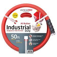 Apex Red Industrial Hot Water Rubber Hose 50 Ft X 5 8 In