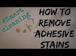 Remove Sticker Tape Adhesive Stains