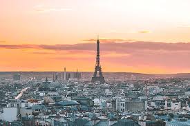 Paris Sunset Hd Wallpaper