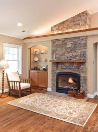 Stone Fireplace