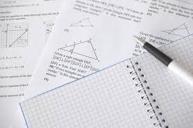 Handwriting Of Geometrical Tasks On