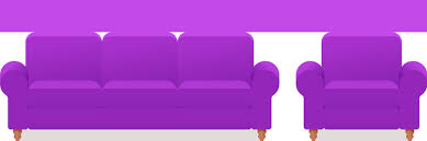 Sofa Purple Violet Vector Images 95