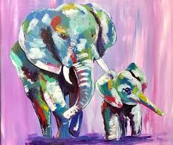Colorful Elephants Happy Colors By