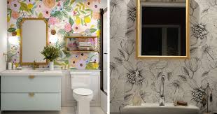 33 Trendy Bathroom Wallpaper Ideas To