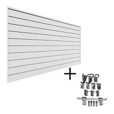 Proslat Pvc Slatwall 8 Ft X 4 Ft