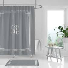 Personalized Monogram Shower Curtain