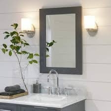 Bathroom Vanity Mirror In Dark Charcoal
