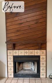 Stone Fireplace Farmhouse Makeover