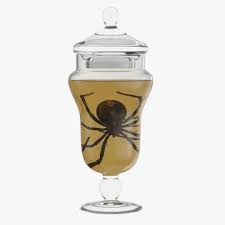Vintage Specimen Jar Spider 3d