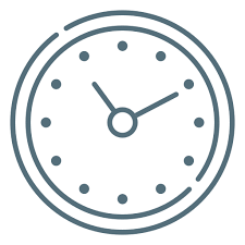 Clock Time User Interface Gesture Icons