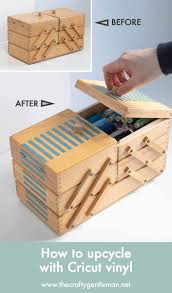 Diy Upcycled Wooden Sewing Box With