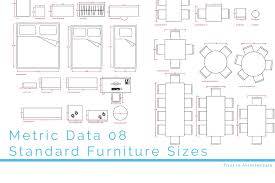Metric Data 08 Standard Furniture Sizes