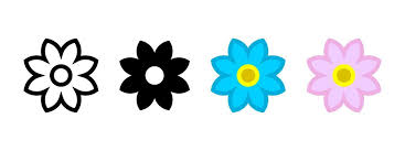 Page 2 Two Flowers Vector Art Icons