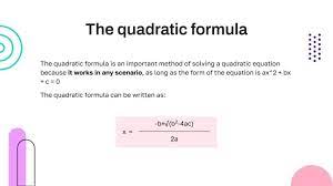 Solving A Quadratic Equation