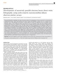 pdf development of massively parallel