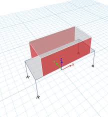 modelling wall on beam issue
