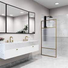 Frosted Glass Shower Door