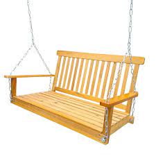 28 15 In Wood Front Porch Swing With