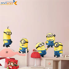 Minions Wall Sticker 3d