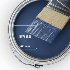 Navy Blue Satin Enamel Interior Paint