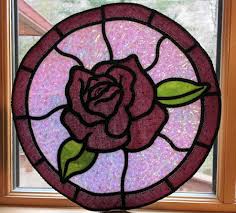 Stained Glass Collection Roses Large