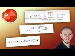 Equations In Powerpoint How To Add