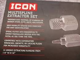 Icon Multispline Extractor Set 15