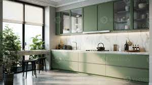 Sage Green Cabinets Ai Generated