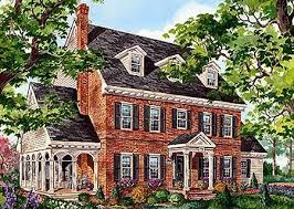 Plan 80696pm Classic Brick Colonial