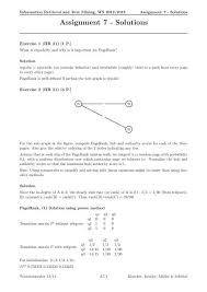 Assignment 7 Solutions