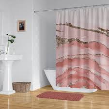 Abstract Shower Curtain Glam