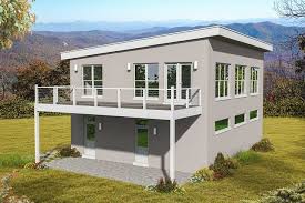 Contemporary Carriage House Plan With