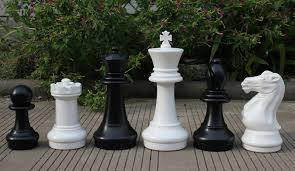 Garden Chess Set 410mm King New