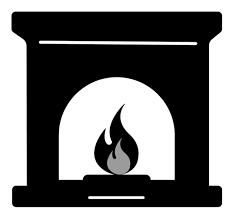 Vector Ilration Of A Fireplace On A