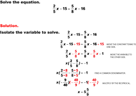 Multi Step Equations