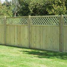 Tongue Groove Lattice Fence Panel