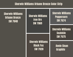 Sherwin Williams Urbane Bronze Palette