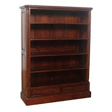 Georgian Bookcase With 2 Drawers Akd