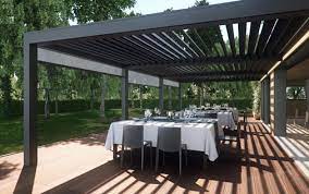 Motorized Adjustable Louvered Roofs