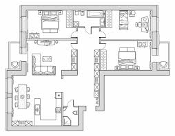 Architectural Plan Studio Apartment