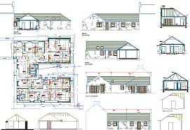 Single Y House Cad Drawing Is