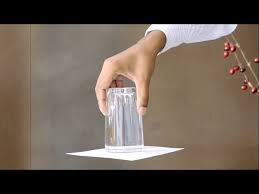 Upside Down Glass Of Water Trick