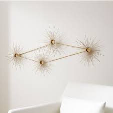 Brass Starburst Dimensional Wall Art By